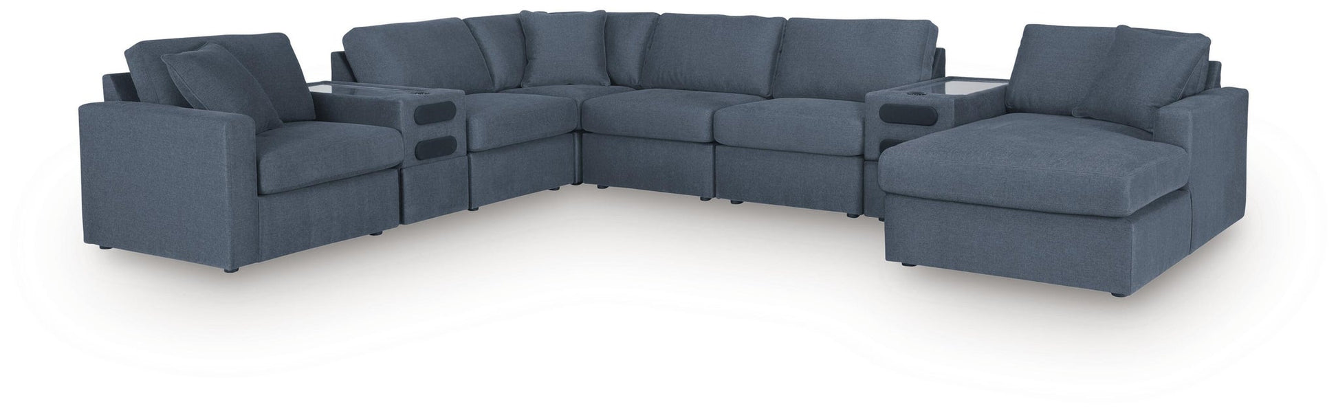 Modmax 8-Piece Sectional with Storage Chaise and Audio Consoles Signature Design by Ashley®