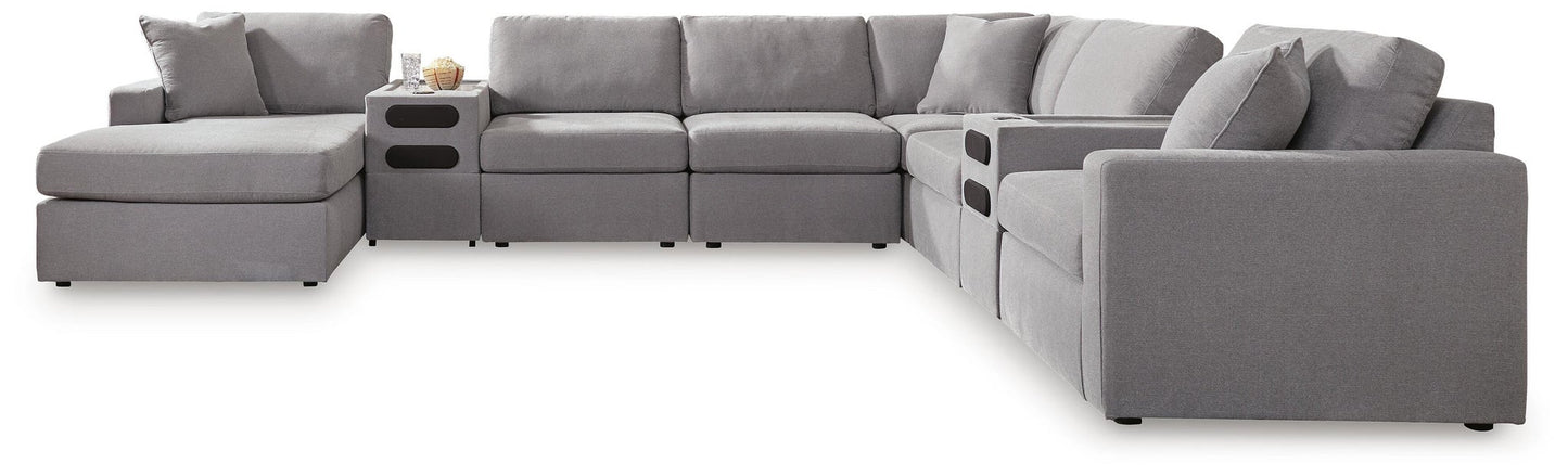 Modmax 8-Piece Sectional with Storage Chaise and Audio Consoles Signature Design by Ashley®