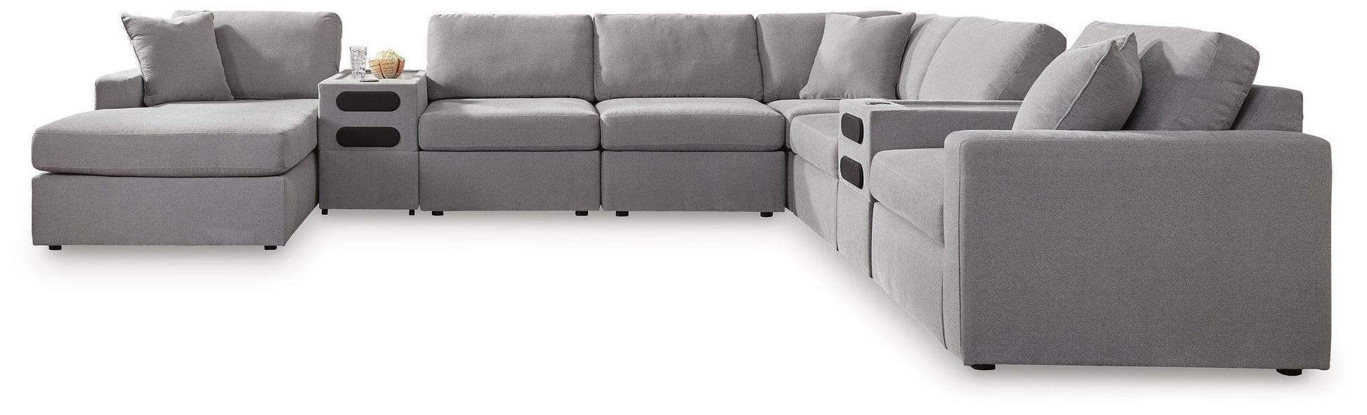 Modmax 8-Piece Sectional with Storage Chaise and Audio Consoles Signature Design by Ashley®