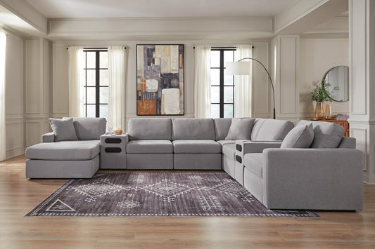 Modmax 8-Piece Sectional with Storage Chaise and Audio Consoles Signature Design by Ashley®