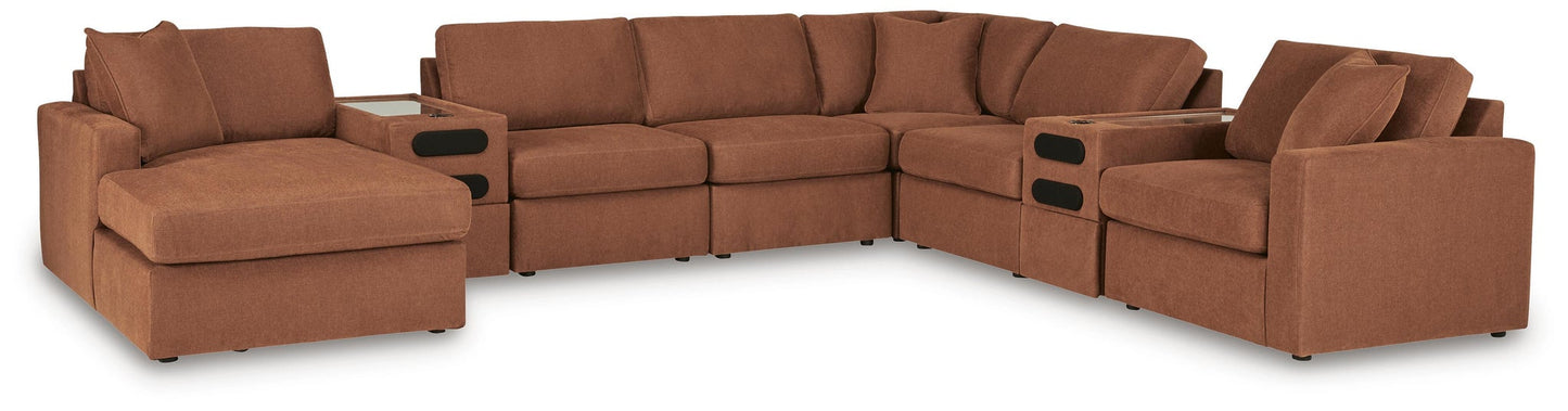 Modmax 8-Piece Sectional with Storage Chaise and Audio Consoles Signature Design by Ashley®