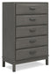 Mazing Five Drawer Chest Signature Design by Ashley®