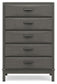 Mazing Five Drawer Chest Signature Design by Ashley®