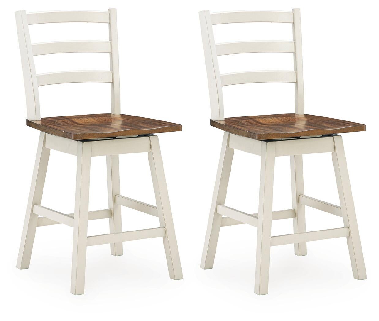 Brinfern Swivel Stool (2/CN) Signature Design by Ashley®