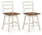 Brinfern Swivel Stool (2/CN) Signature Design by Ashley®