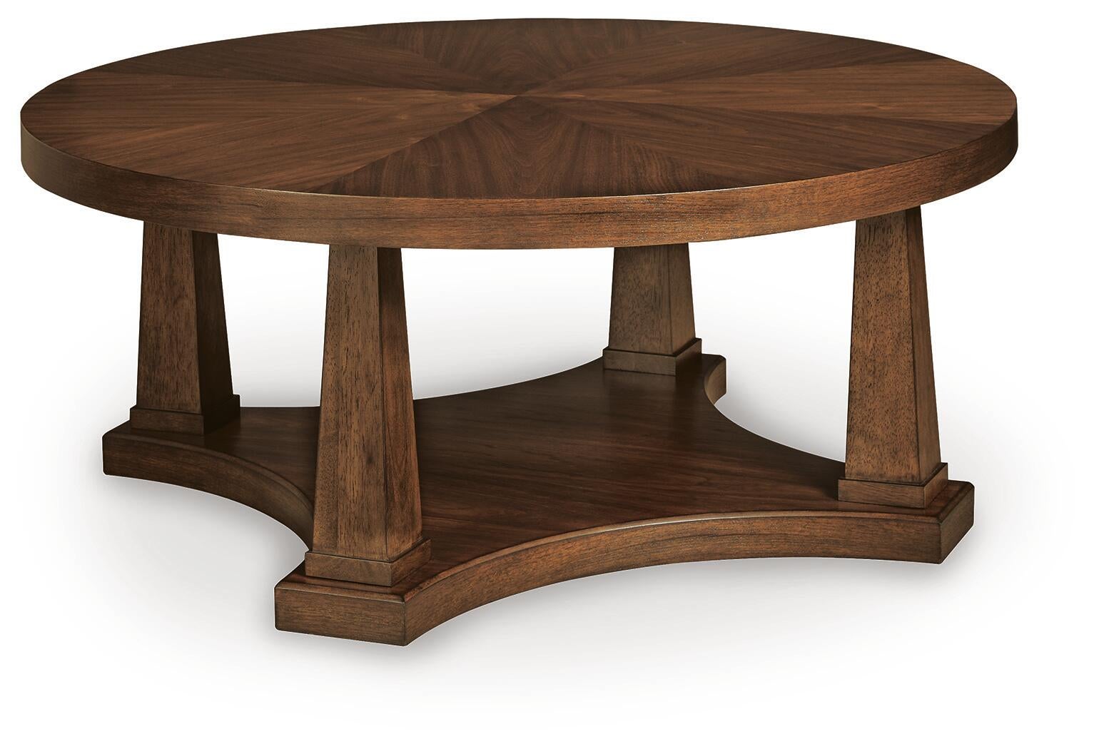 Rustic Plains Round Cocktail Table Signature Design by Ashley®