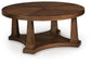 Rustic Plains Round Cocktail Table Signature Design by Ashley®