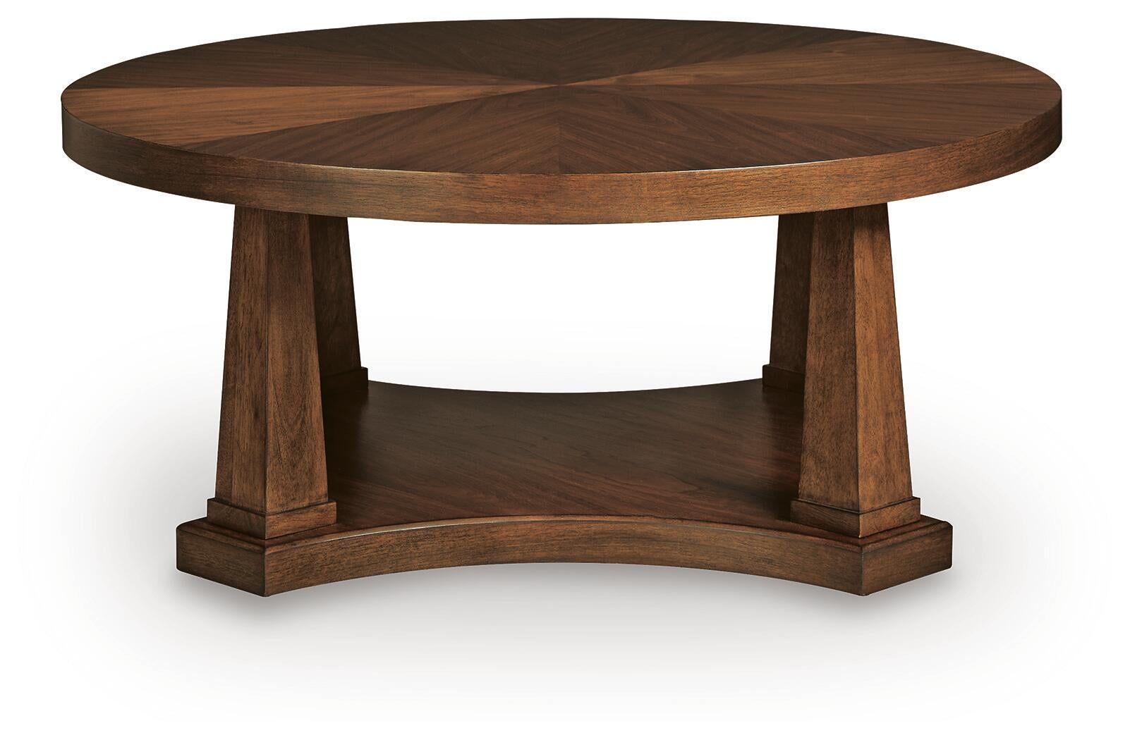 Rustic Plains Round Cocktail Table Signature Design by Ashley®