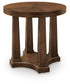 Rustic Plains Round End Table Signature Design by Ashley®