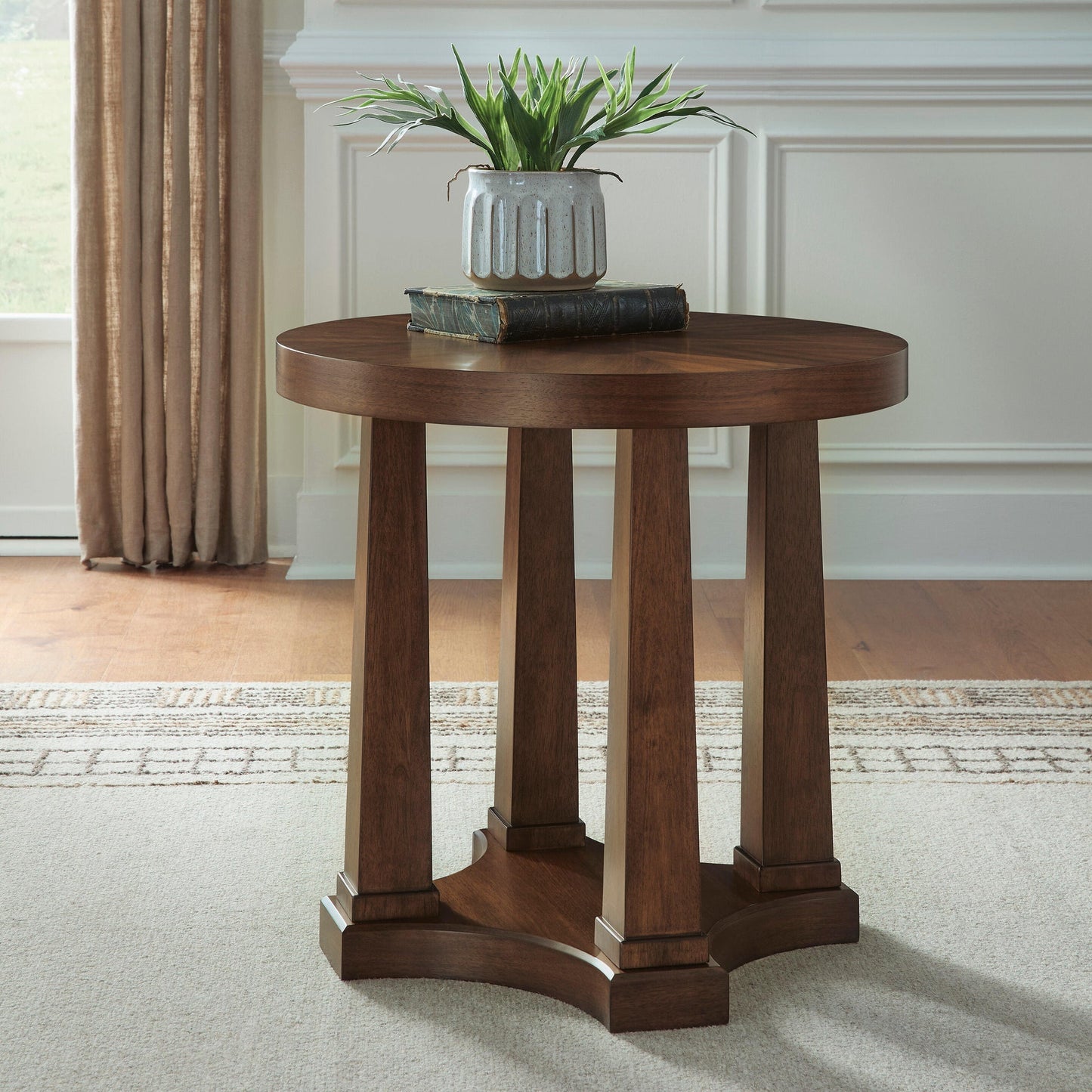 Rustic Plains Round End Table Signature Design by Ashley®