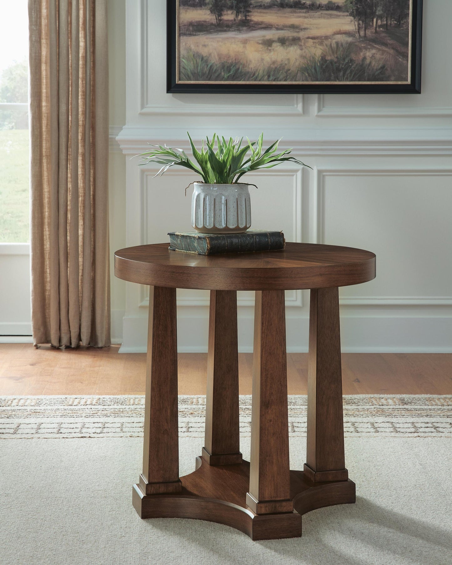 Rustic Plains Round End Table Signature Design by Ashley®