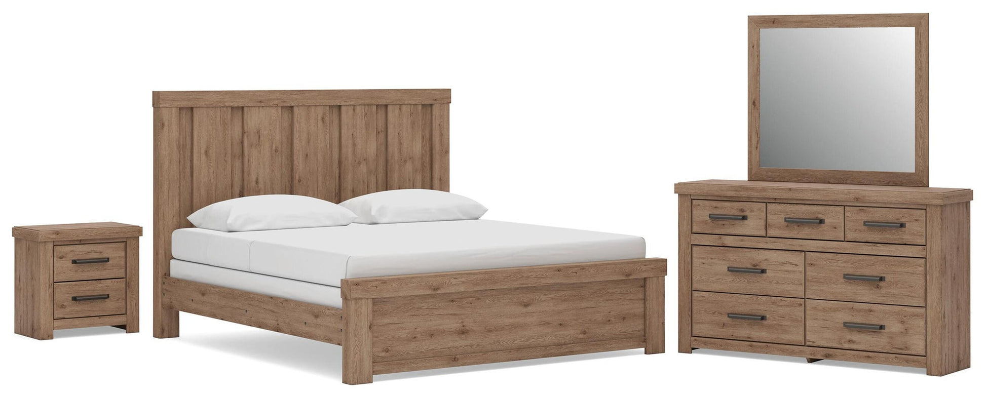 Garistyn  Panel Bed. Dresser, Mirror And Nightstand Signature Design by Ashley®