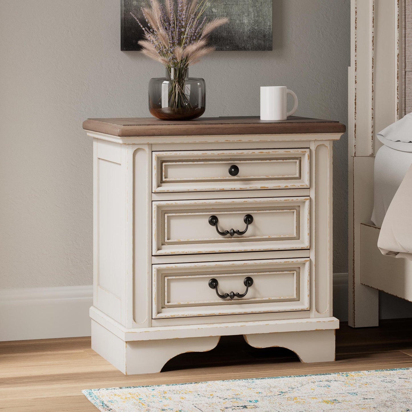 Realyn Three Drawer Night Stand Signature Design by Ashley®