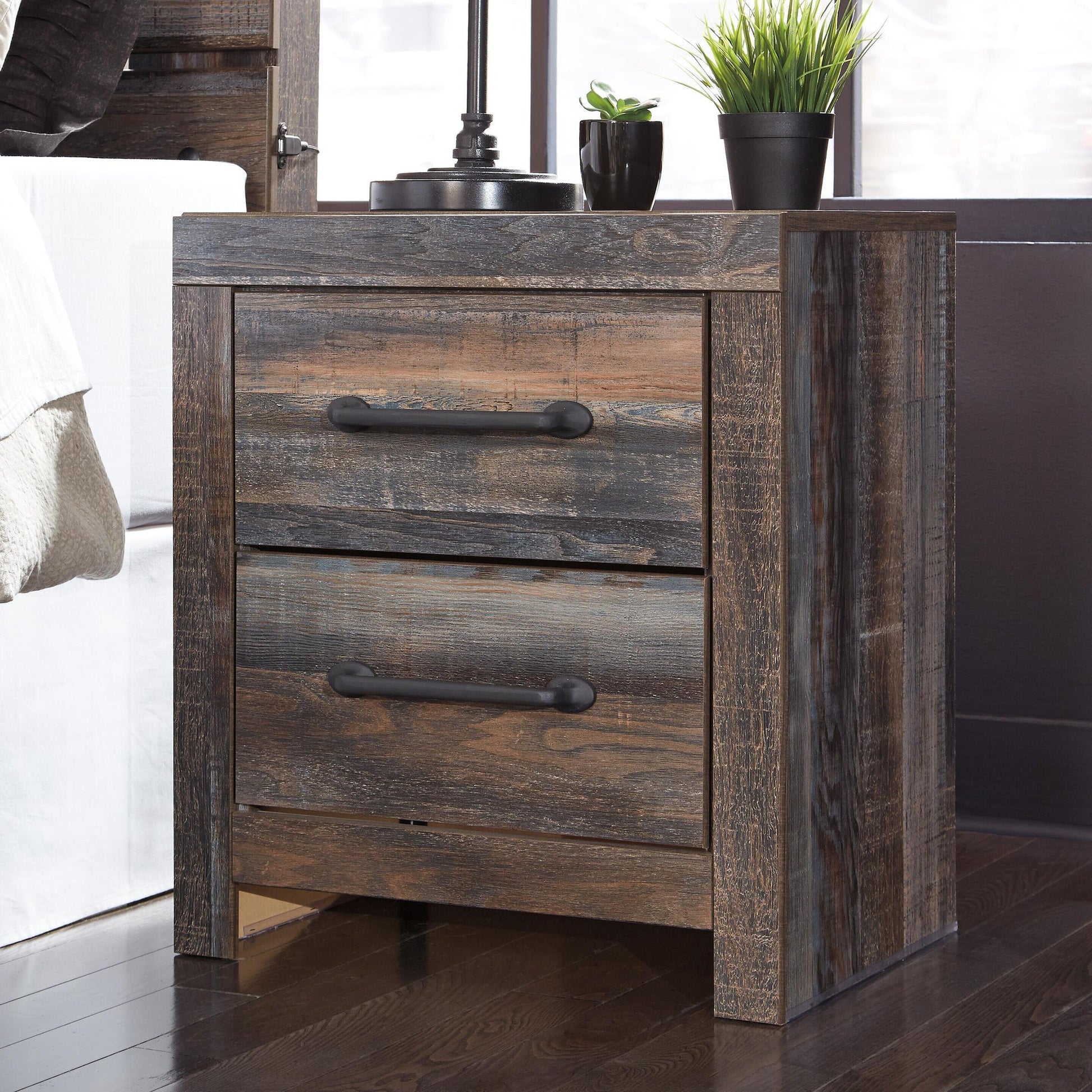 Drystan Two Drawer Night Stand Signature Design by Ashley®