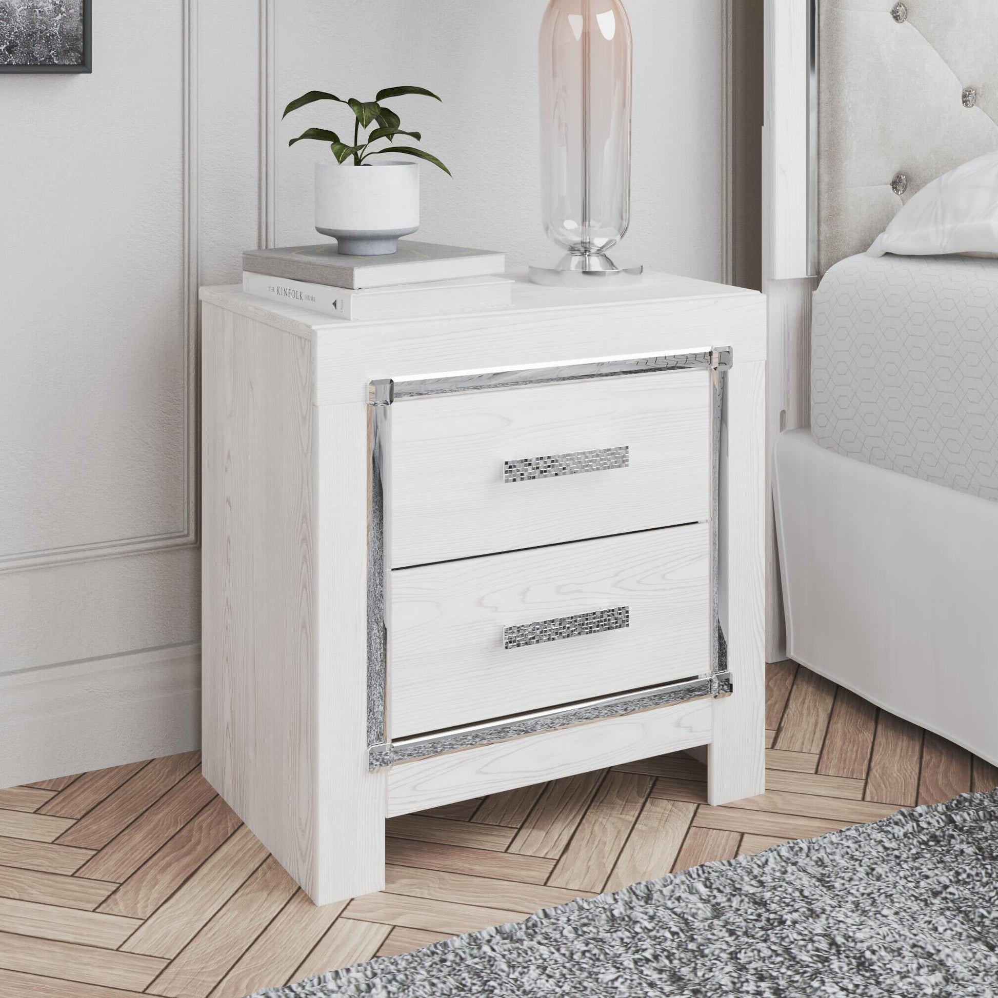 Altyra Two Drawer Night Stand Signature Design by Ashley®