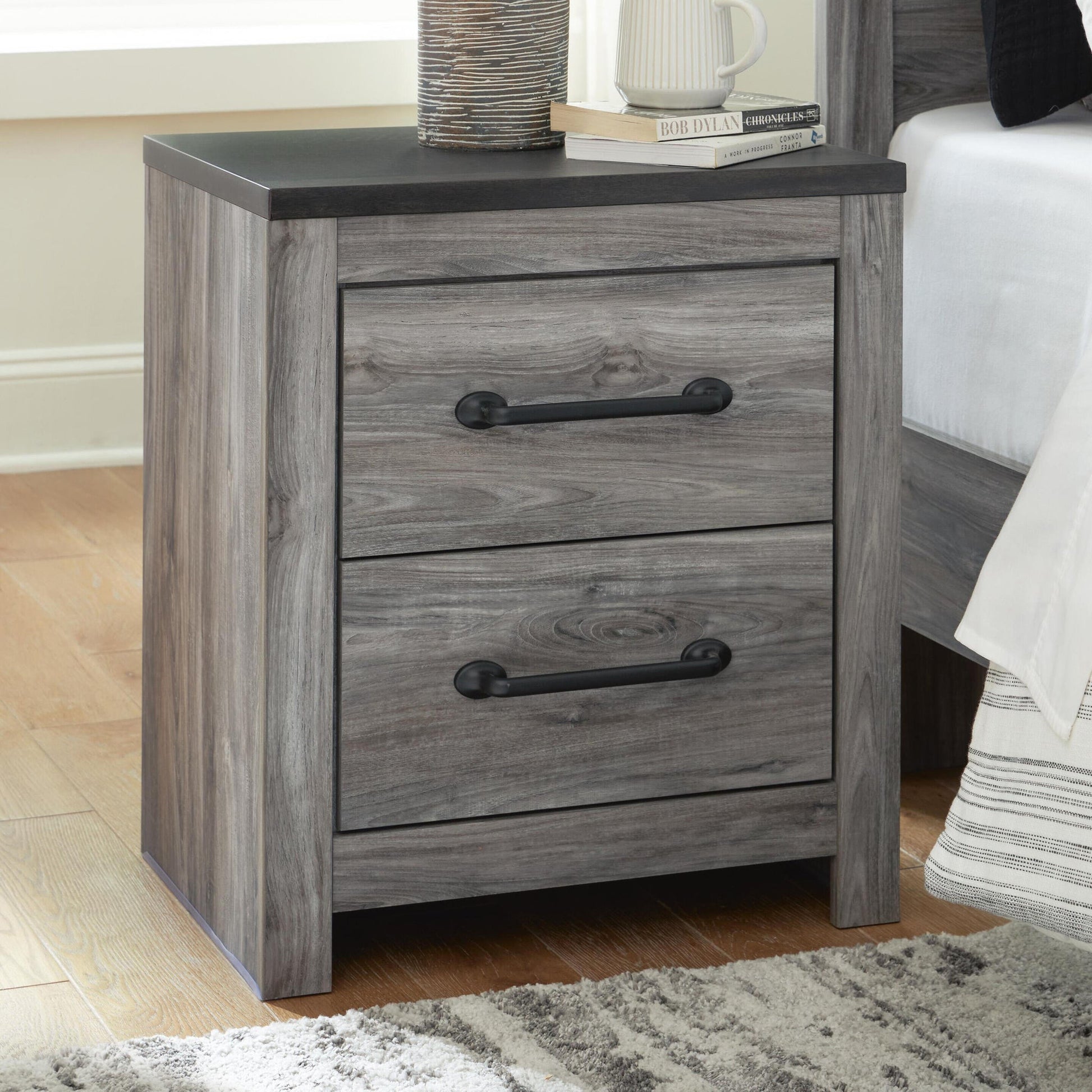 Bronyan Two Drawer Night Stand Signature Design by Ashley®