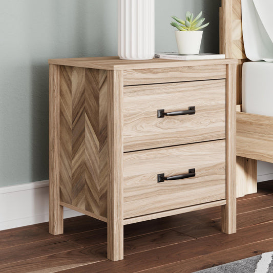 Battelle Two Drawer Night Stand Signature Design by Ashley®