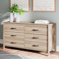 Battelle Six Drawer Dresser Signature Design by Ashley®