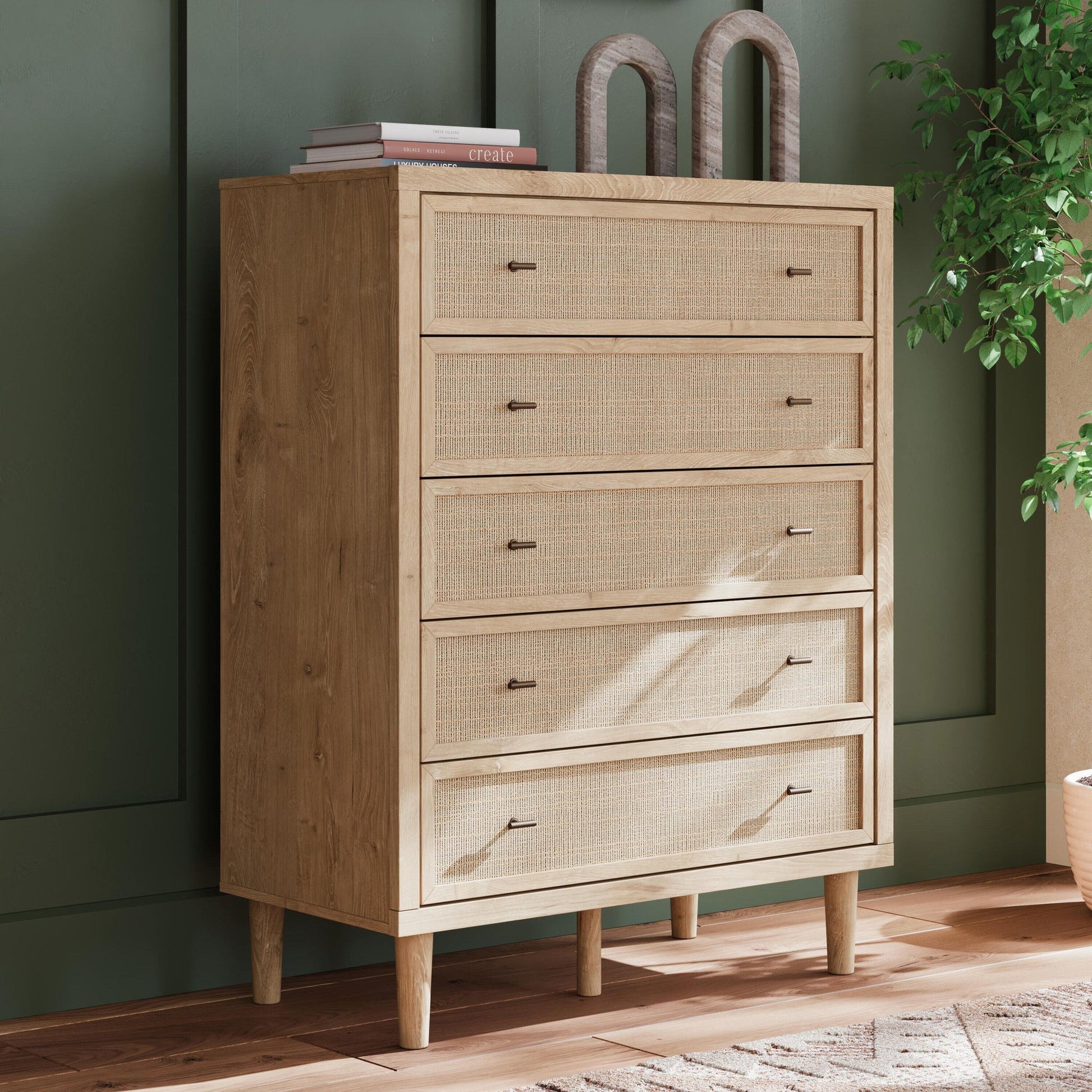 Cielden Five Drawer Wide Chest Signature Design by Ashley®