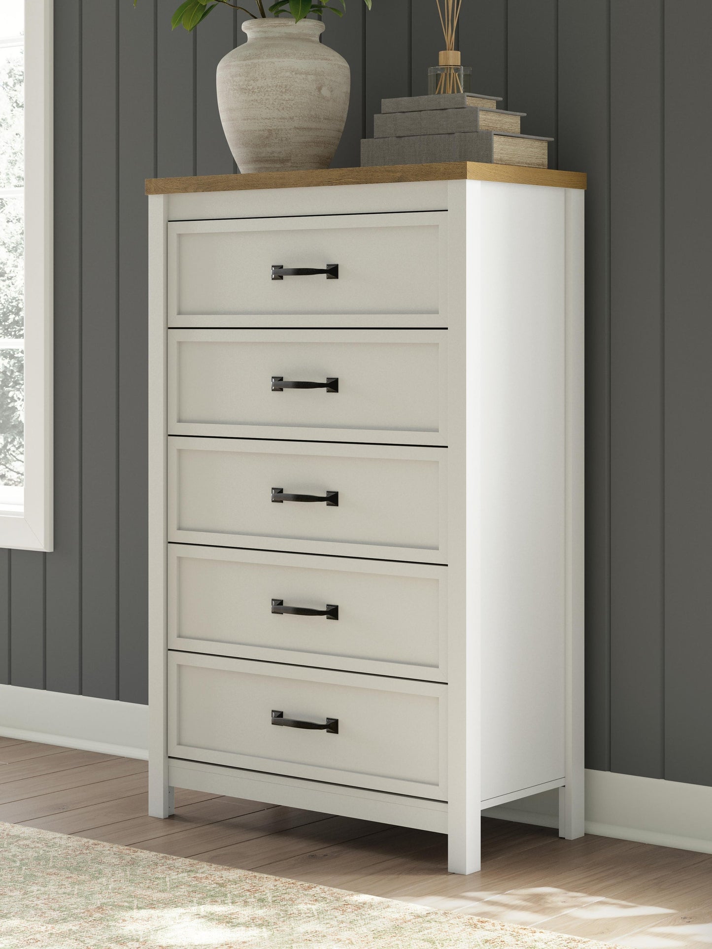 Kerisden Five Drawer Chest Signature Design by Ashley®