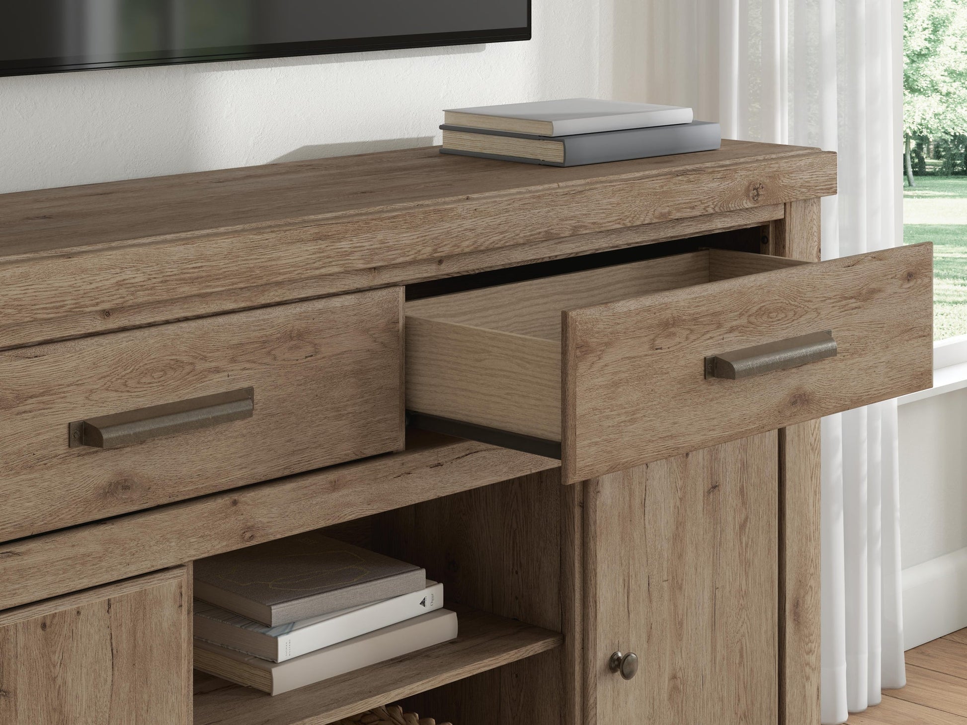 Garistyn LG TV Stand w/Fireplace Option Signature Design by Ashley®