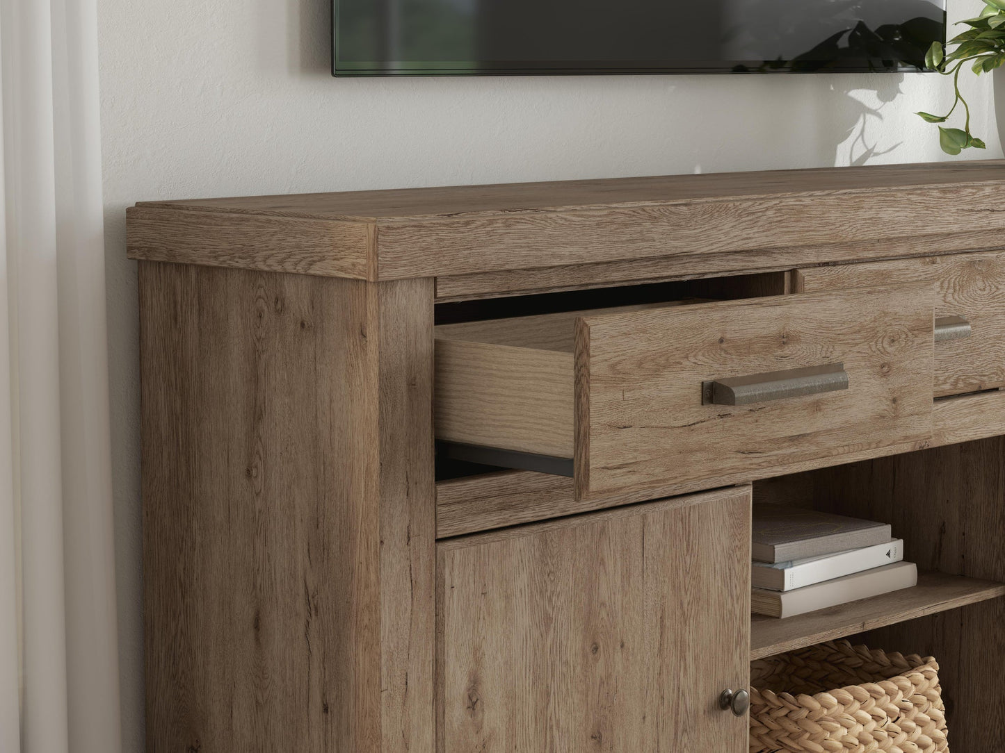 Garistyn XL TV Stand w/Fireplace Option Signature Design by Ashley®