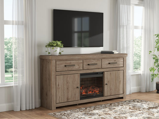 Garistyn 73" TV Stand with Electric Fireplace Signature Design by Ashley®