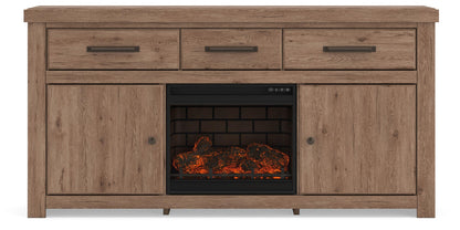 Garistyn 73" TV Stand with Electric Fireplace Signature Design by Ashley®