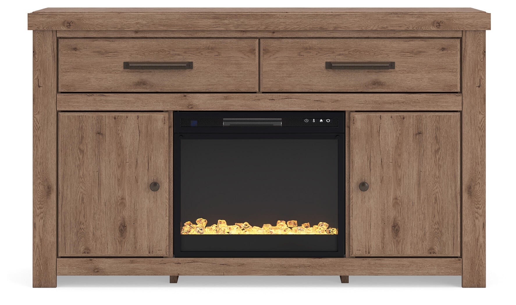 Garistyn 62" TV Stand with Electric Fireplace Signature Design by Ashley®