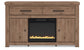 Garistyn 62" TV Stand with Electric Fireplace Signature Design by Ashley®