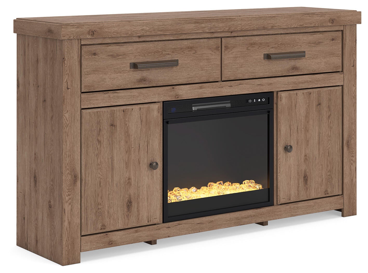 Garistyn 62" TV Stand with Electric Fireplace Signature Design by Ashley®