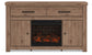 Garistyn 62" TV Stand with Electric Fireplace Signature Design by Ashley®