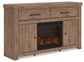 Garistyn 62" TV Stand with Electric Fireplace Signature Design by Ashley®
