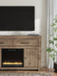 Garistyn 62" TV Stand with Electric Fireplace Signature Design by Ashley®