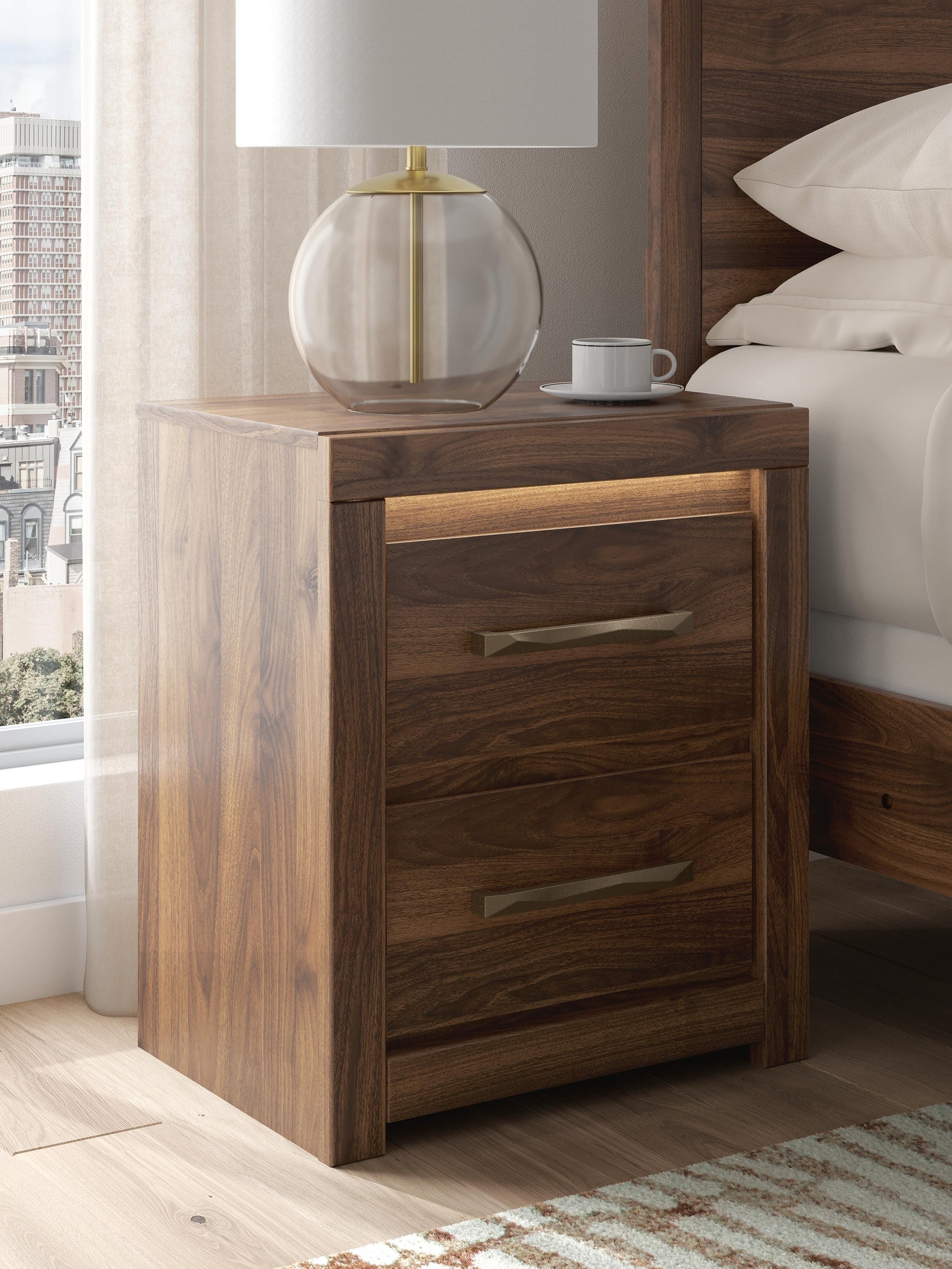 Janfyn Two Drawer Night Stand Signature Design by Ashley®