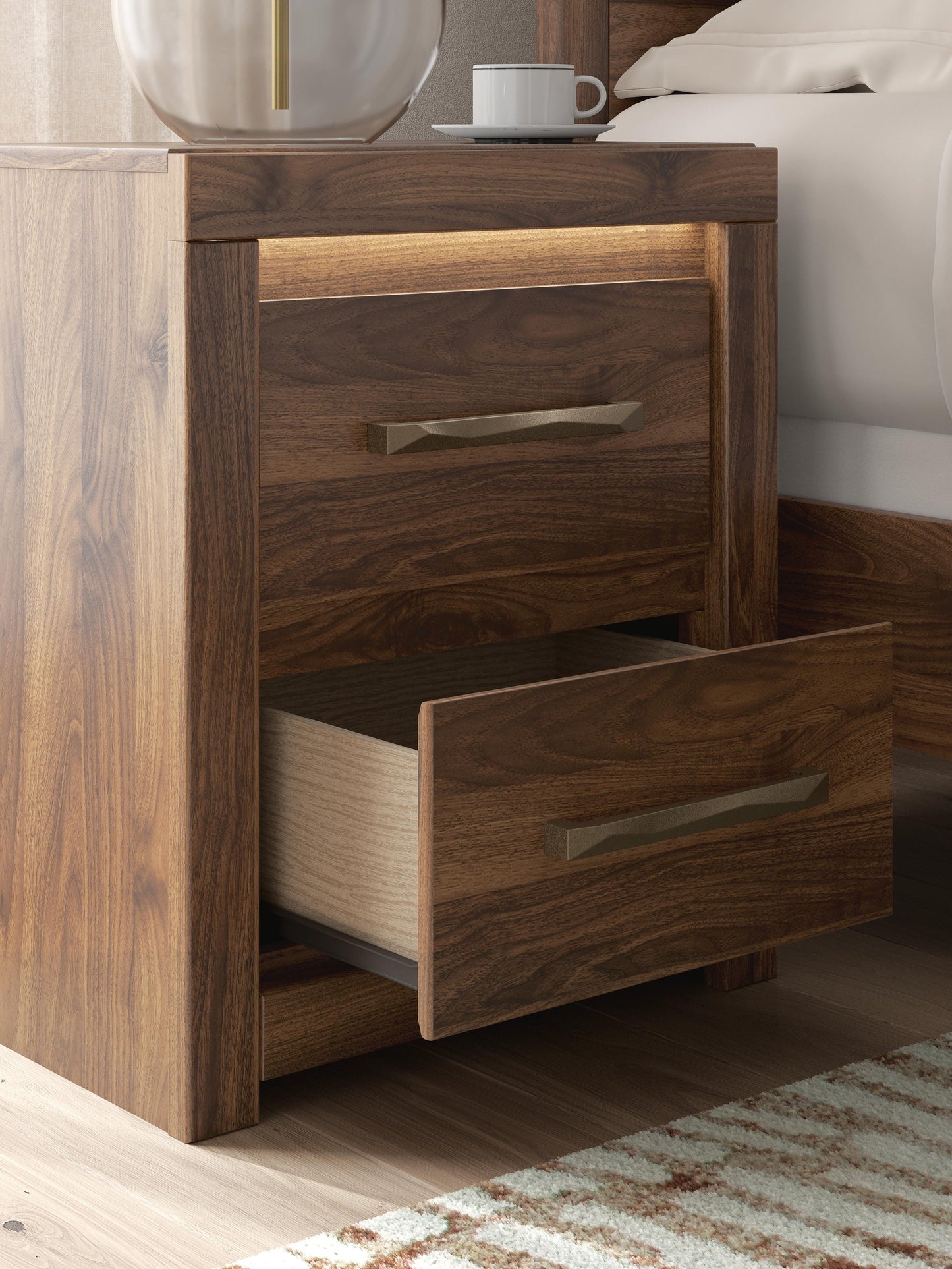 Janfyn Two Drawer Night Stand Signature Design by Ashley®