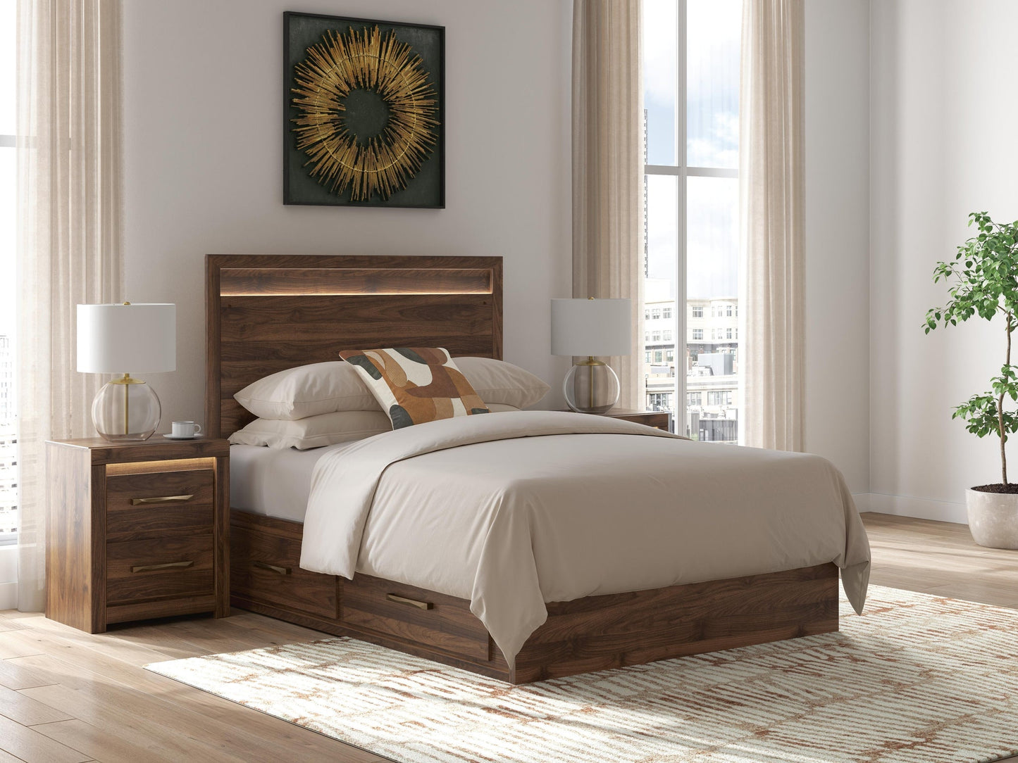 Janfyn  Panel  Bed With 2 Sided Storage Signature Design by Ashley®
