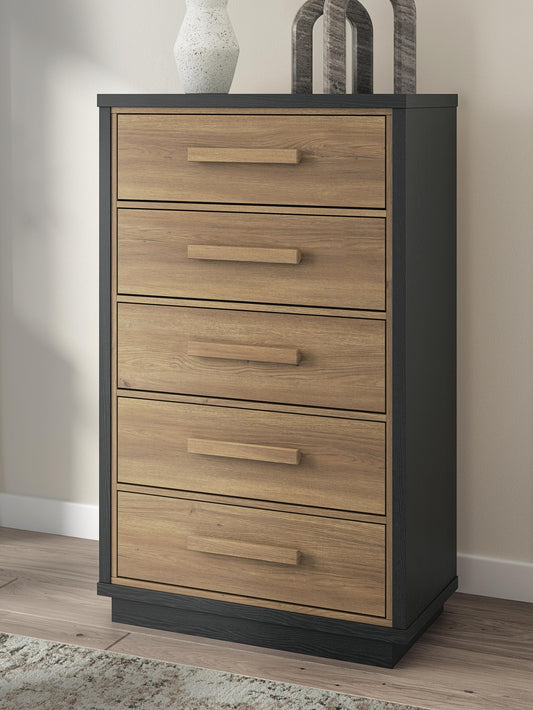 Kozmour Five Drawer Chest Signature Design by Ashley®