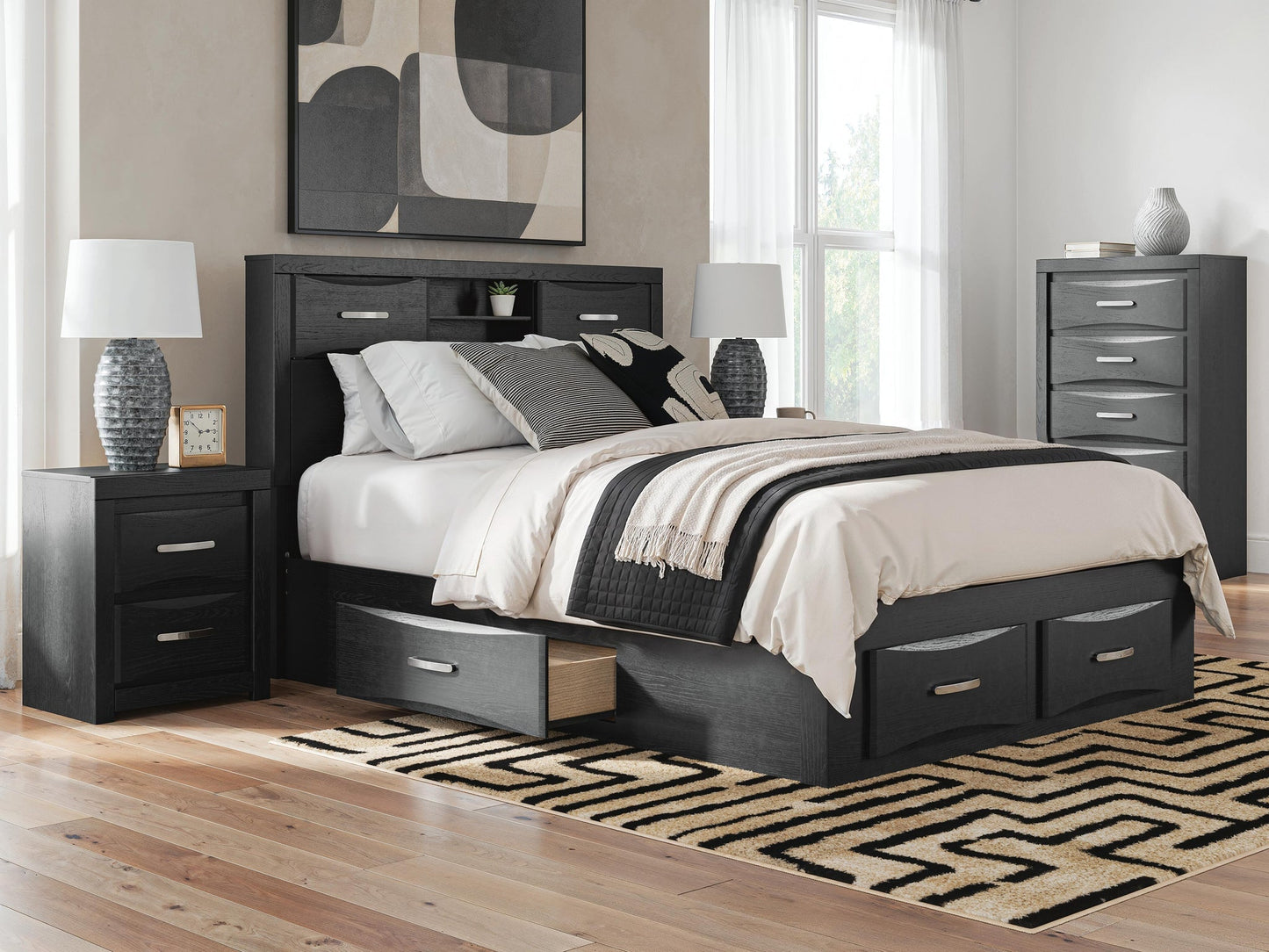 Stabotta  Bookcase Bed With Storage Signature Design by Ashley®