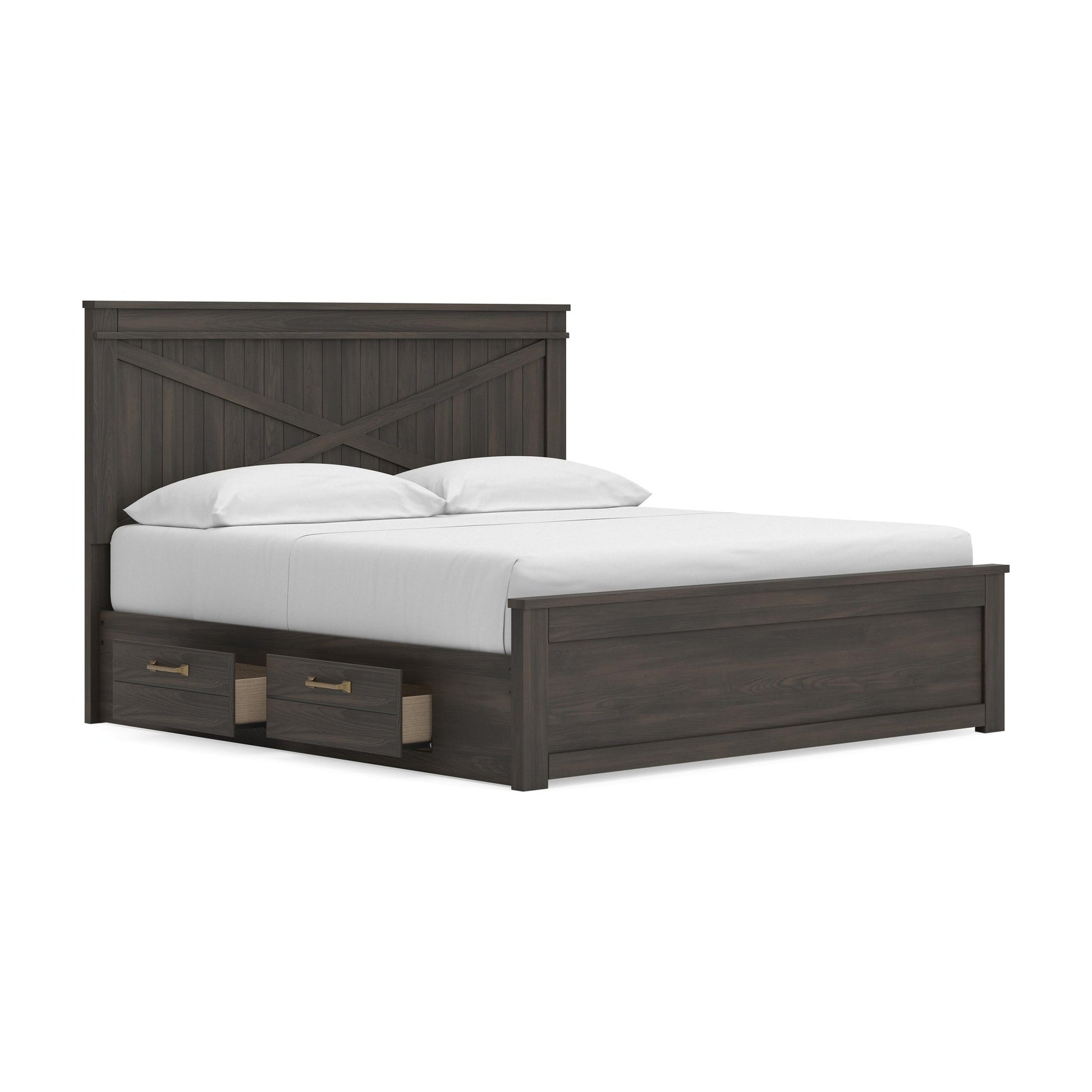 Vonitta Bay  Panel Platform Bed With Storage Signature Design by Ashley®