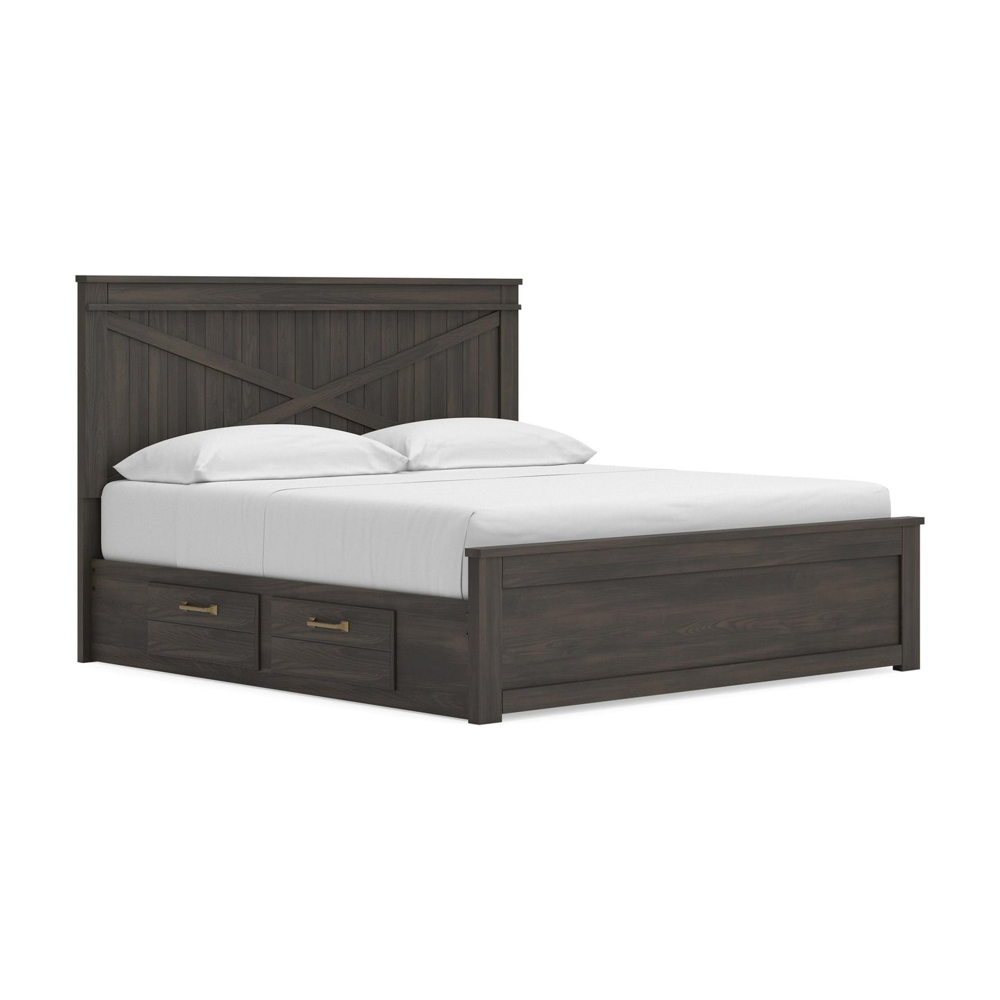 Vonitta Bay  Panel Platform Bed With Storage Signature Design by Ashley®