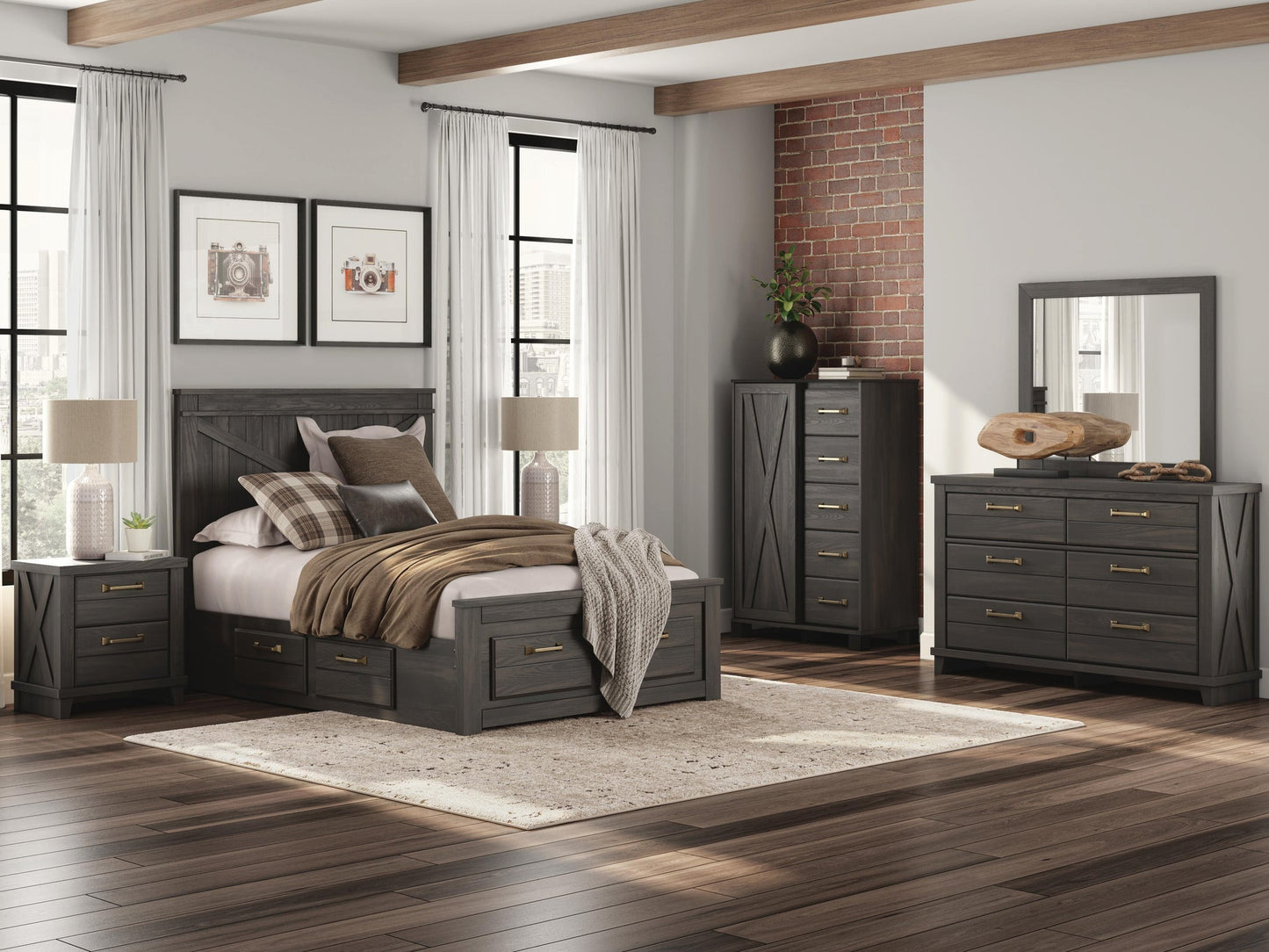 Vonitta Bay  Panel Storage Bed Signature Design by Ashley®