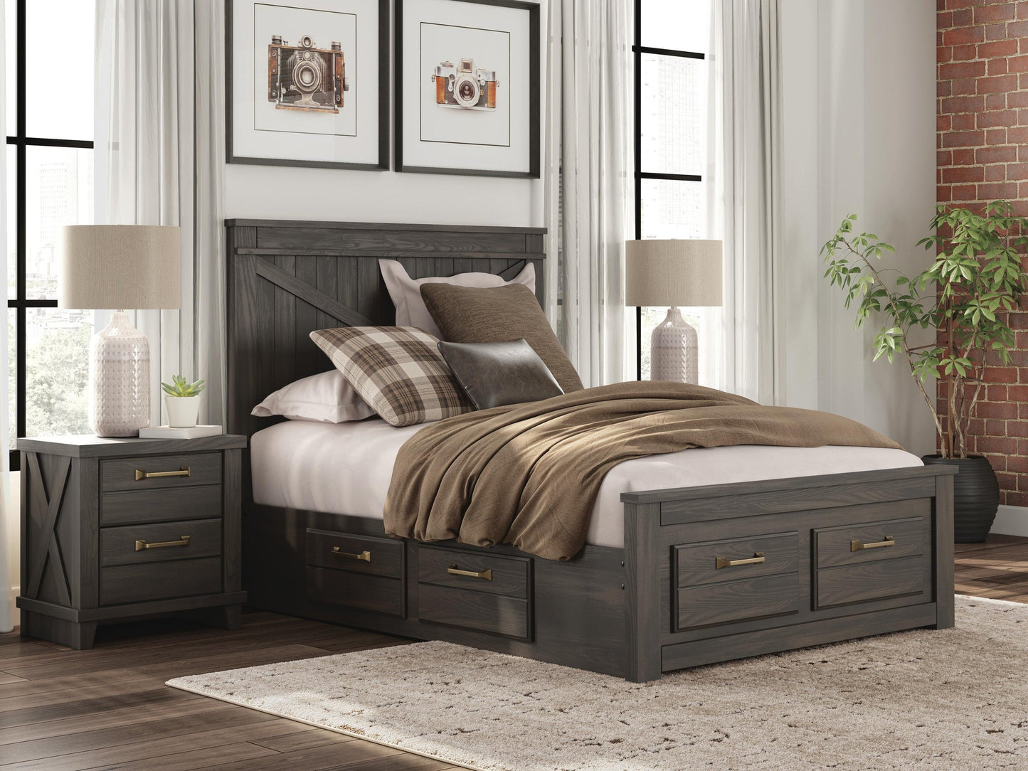 Vonitta Bay  Panel Storage Bed Signature Design by Ashley®