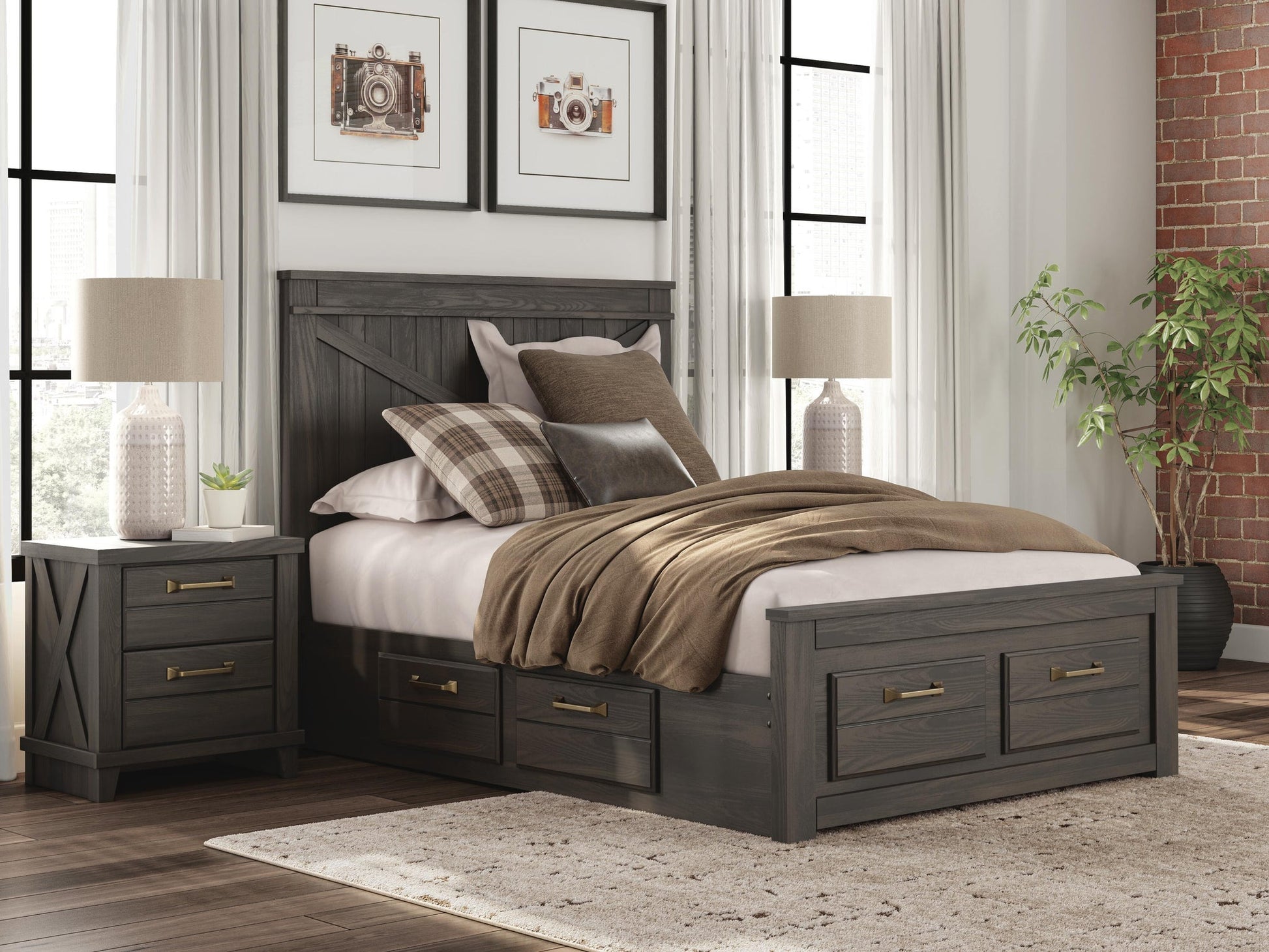 Vonitta Bay  Panel Storage Bed Signature Design by Ashley®