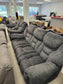 Gray Used Two Piece Reclining Group Ashley Furniture