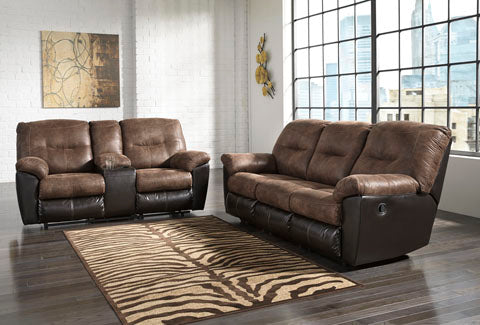 65202-88-94 | Follett Sofa & Loveseat w/ Recliners Ashley Furniture