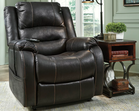 1090012 Black Yandel Power Lift Recliner Ashley Furniture