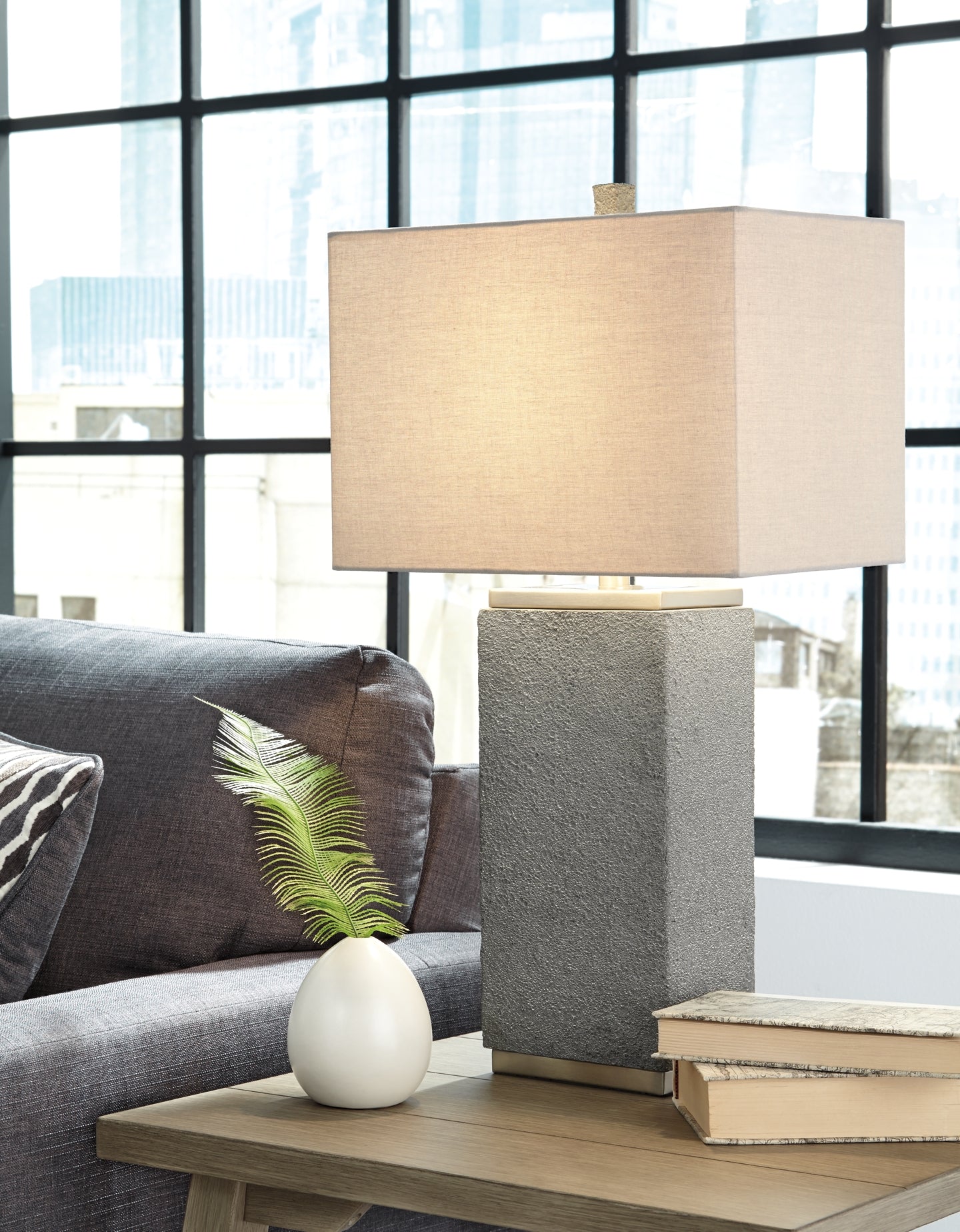 Amergin Poly Table Lamp (2/CN) Signature Design by Ashley®