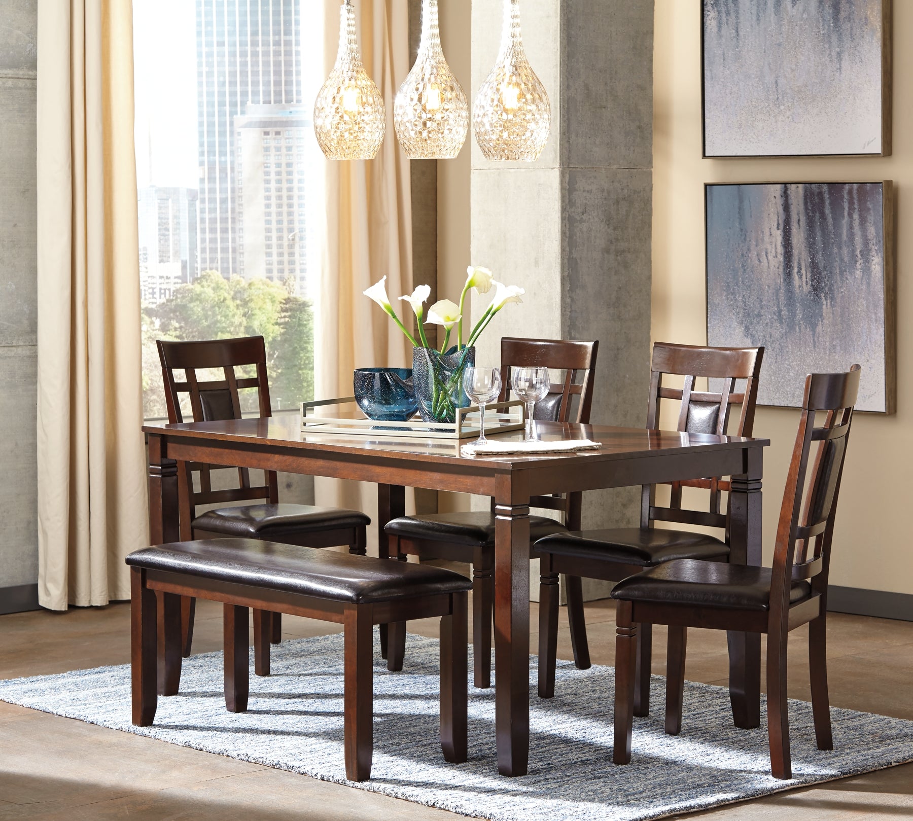Bennox Dining Room Table Set (6/CN) Signature Design by Ashley®