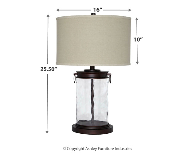 Tailynn Glass Table Lamp (1/CN) Signature Design by Ashley®